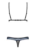 Bra and panty lingerie set, lace